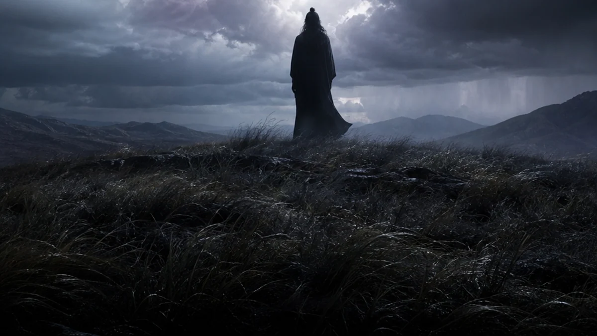 Lord of the Storm Field, detail crop
