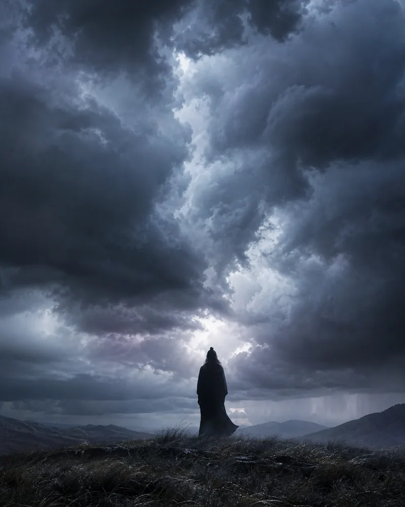Lord of the Storm Field, AI-generated design-stage artwork